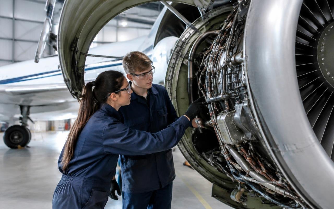 Hangar ve uçak bakımı