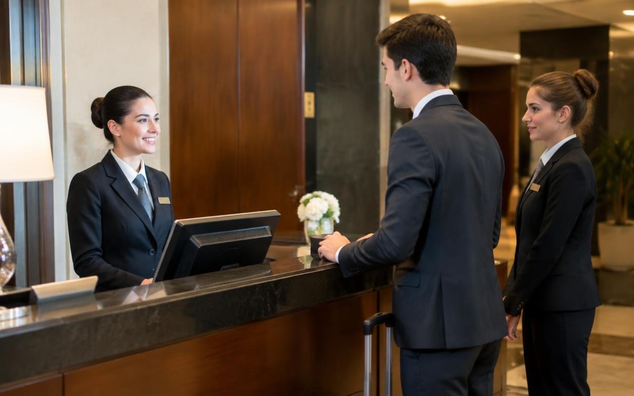 Otel resepsiyon simülasyonu